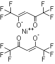CAS # 14949-69-0, Bis(hexafluoroacetylacetonato)nickel, Nickel bis(hexafluoroacetylacetonate), Nickel(II) hexafluoroacetylacetonate, Nickel(II) hexafluoropentanedionate
