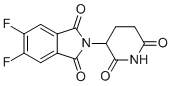CAS # 1496997-41-1, 2-(2,6-Dioxopiperidin-3-yl)-5,6-difluoroisoindoline-1,3-dione