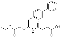 CAS # 149709-62-6, AHU 377, (2R,4S)-5-(Biphenyl-4-yl)-4-[(3-carboxypropionyl)amino]-2-methylpentanoic acid ethyl ester, Sacubitril