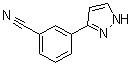 CAS # 149739-51-5, 3-(3-Pyrazolyl)benzonitrile