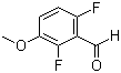 structure of CAS# 149949-30-4, 2,6-Difluoro-3-methoxybenzaldehyde