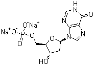 structure of CAS# 14999-52-1, 2'-Deoxyinosine 5'-monophosphate disodium salt