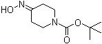 structure of CAS# 150008-24-5, 4-(羟基亚氨基)哌啶-1-羧酸叔丁酯
