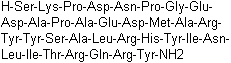 structure of CAS# 150138-78-6, Human neuropeptide Y(3-36)