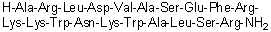 CAS # 150238-87-2, 1-20-Proadrenomedullin (human), L-Alanyl-L-arginyl-L-leucyl-L-alpha-aspartyl-L-valyl-L-alanyl-L-seryl-L-alpha-glutamyl-L-phenylalanyl-L-arginyl-L-lysyl-L-lysyl-L-tryptophyl-L-asparaginyl-L-lysyl-L-tryptophyl-L-alanyl-L-leucyl-L-seryl-L-argininamide, 1-20-Proadrenomedullin (human), Human PAMP, Human PAMP 20, Human PAMP(1-20), Proadrenomedullin N-terminal 20 peptide (human)