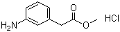 structure of CAS# 150319-83-8, 3-氨基苯乙酸甲酯盐酸盐
