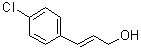 CAS # 1504-66-1, 4-Chlorocinnamyl alcohol, 3-(4-Chlorophenyl)-2-propen-1-ol, NSC 624005, p-Chlorocinnamyl alcohol