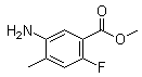 structure of CAS# 1504965-88-1, 5-Amino-2-fluoro-4-methylbenzoic acid methyl ester