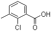 structure of CAS# 15068-35-6, 2-Chloro-3-methylbenzoic acid