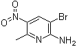 CAS # 150935-62-9, 3-Bromo-6-methyl-5-nitro-2-pyridinamine