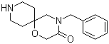 structure of CAS# 151096-96-7, 4-(苯甲基)-1-氧杂-4,9-二氮杂螺[5.5]十一烷-3-酮