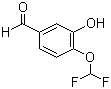 structure of CAS# 151103-08-1, 4-Difluoromethoxy-3-hydroxybenzaldehyde