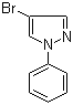 structure of CAS# 15115-52-3, 4-Bromo-1-phenyl-1H-pyrazole