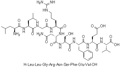 CAS 登录号：151456-29-0, L-亮氨酰-L-亮氨酰甘氨酰-L-精氨酰-L-天冬氨酰胺酰-L-丝氨酰-L-苯丙氨酰-L-alpha-谷氨酰-L-缬氨酸