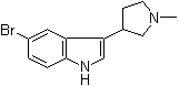 CAS # 151680-85-2, 5-Bromo-3-(1-methylpyrrolidin-3-yl)-1H-indole