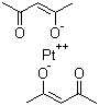 CAS # 15170-57-7, Platinum bis(acetylacetonate), Platinum(II)-2,4-pentanedionate, Bis(pentane-2,4-dionato-O,O')platinum