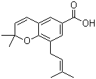 CAS # 151731-50-9, 2,2-Dimethyl-8-(3-methyl-2-butenyl)-2H-chromene-6-carboxylic acid