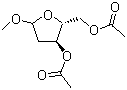 structure of CAS# 151767-35-0, 甲基-2-脱氧-D-呋喃核糖苷二乙酸酯