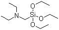 structure of CAS# 15180-47-9, 二乙胺基甲基三乙氧基硅烷