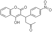 Acenocoumarol molecular structure (CAS 152-72-7)