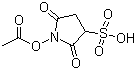 structure of CAS# 152305-87-8, 1-乙酰氧基-2,5-二氧代吡咯烷-3-磺酸