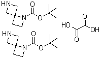 structure of CAS# 1523571-10-9, 1,6-二氮杂螺[3.3]庚烷-1-羧酸叔丁酯半草酸盐