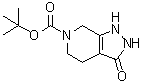 structure of CAS# 152559-31-4, 1,2,3,4,5,7-Hexahydro-3-oxo-6H-pyrazolo[3,4-c]pyridine-6-carboxylic acid 1,1-dimethylethyl ester