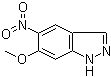 structure of CAS# 152626-75-0, 6-甲氧基-5-硝基-1H-吲唑