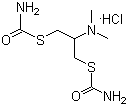 structure of CAS# 15263-52-2, Cartap hydrochloride