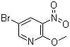 structure of CAS# 152684-30-5, 5-溴-2-甲氧基-3-硝基吡啶
