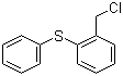 CAS # 1527-15-7, 2-(Phenylthio)benzyl chloride, 2-Phenylthiobenzyl chloride, 1-(Chloromethyl)-2-(phenylthio)benzene