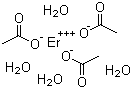 structure of CAS# 15280-57-6, Erbium triacetate tetrahydrate