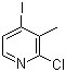 structure of CAS# 153034-88-9, 2-氯-4-碘-3-甲基吡啶