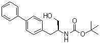 structure of CAS# 153037-40-2, (2S)-2-(tert-Butoxycarbonylamino)-3-(biphenyl-4-yl)propanol