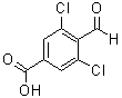 CAS # 153203-80-6, 3,5-Dichloro-4-formylbenzoic acid