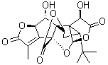 CAS # 153355-70-5, Ginkgolide K, (1R,3S,3aS,4R,6aR,7aS,10aR,11R,11aR)-3-(1,1-Dimethylethyl)-2,3,10a,11-tetrahydro-4,11-dihydroxy-8-methyl-9H-1,7a-(epoxymethano)-1H,6aH-cyclopenta[c]furo[2,3-b]furo[3',2':3,4]cyclopenta[1,2-d]furan-5,9,12(4H)-trione