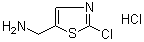 structure of CAS# 153471-67-1, 2-氯-5-噻唑甲胺单盐酸盐