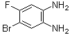 structure of CAS# 153505-37-4, 4-溴-5-氟-1,2-苯二胺