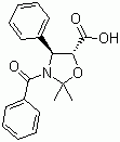structure of CAS# 153652-70-1, (4S,5R)-3-Benzoyl-2,2-dimethyl-4-phenyloxazolidine-5-carboxylic acid