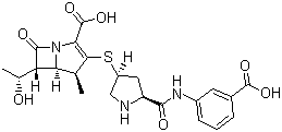 structure of CAS# 153832-46-3, Ertapenem