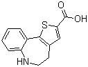 structure of CAS# 153894-33-8, 5,6-二氢-4H-噻吩并[3,2-d][1]苯并氮杂卓-2-羧酸
