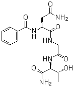 CAS 登录号：153919-60-9, N2-苯甲酰基-L-天冬氨酰胺酰甘氨酰-L-苏氨酰胺