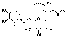 樱草苷分子结构 (CAS 154-60-9)