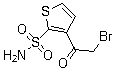 structure of CAS# 154127-28-3, 3-Bromoacetyl-2-thiophenesulfonamide
