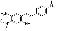 CAS # 154151-01-6, 2-[(1E)-2-[4-(Dimethylamino)phenyl]ethenyl]-5-nitro-1,4-benzenediamine
