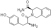 CAS 登录号：154265-38-0, (3R)-2-[(2S)-2-氨基-3-(4-羟基苯基)-1-氧代丙基]-1,2,3,4-四氢-3-异喹啉甲酰胺