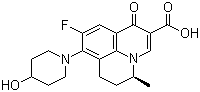Levonadifloxacin molecular structure (CAS 154357-42-3)
