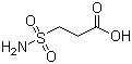 structure of CAS# 15441-10-8, 3-(氨基磺酰基)丙酸