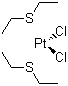 CAS # 15442-57-6, cis-Dichlorobis(diethylsulfide)platinum(II), cis-Bis(diethylsulfide)platinum(II) chloride