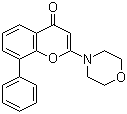 structure of CAS# 154447-36-6, LY 294002